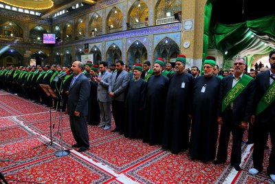 الممارسة العبادية في صحن ابي الفضل العباس (عليه السلام)