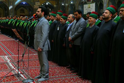 الممارسة العبادية في صحن ابي الفضل العباس (عليه السلام)