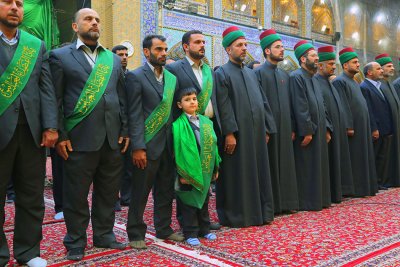 الممارسة العبادية في صحن ابي الفضل العباس (عليه السلام)