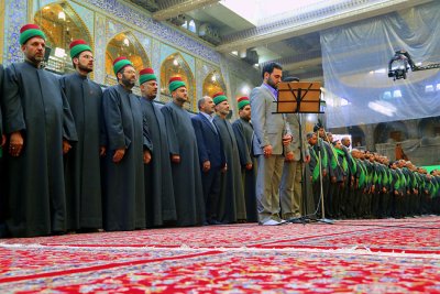 الممارسة العبادية في صحن ابي الفضل العباس (عليه السلام)