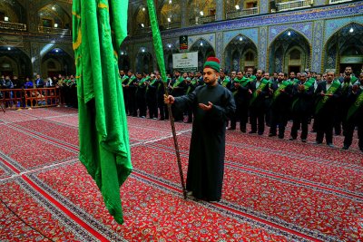 الممارسة العبادية في صحن ابي الفضل العباس (عليه السلام)