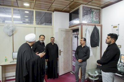 رئيسُ قسمِ المعارفِ يزورُ مركزَ تُراثِ البصرةِ