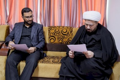 رئيسُ قسمِ المعارفِ يزورُ مركزَ تُراثِ البصرةِ