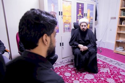 رئيسُ قسمِ المعارفِ يزورُ مركزَ تُراثِ البصرةِ