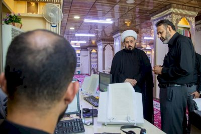 رئيسُ قسمِ المعارفِ يزورُ مركزَ تُراثِ البصرةِ