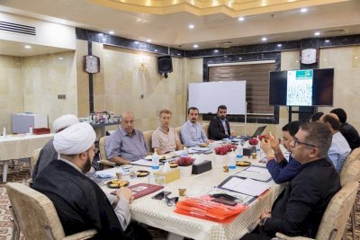 الهيأتان العلميّة والفنيّة لمجلّة (الحرف) تعقدان اجتماعًا تداوليًا