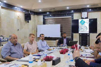 الهيأتان العلميّة والفنيّة لمجلّة (الحرف) تعقدان اجتماعًا تداوليًا