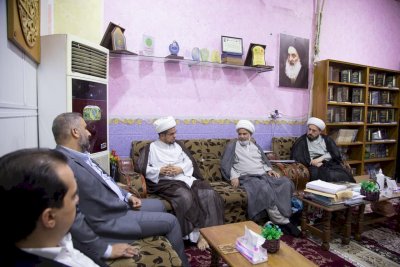برفقةِ معاونه: الشّيخُ الهلاليّ يتفقدُ تُراثَ الحِلّةِ