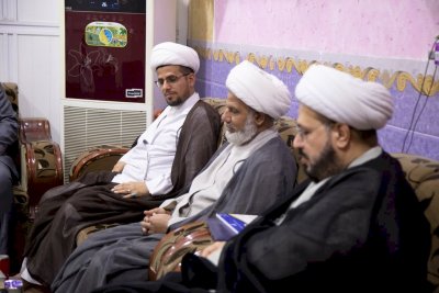 برفقةِ معاونه: الشّيخُ الهلاليّ يتفقدُ تُراثَ الحِلّةِ