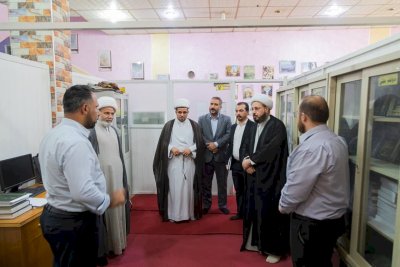 برفقةِ معاونه: الشّيخُ الهلاليّ يتفقدُ تُراثَ الحِلّةِ