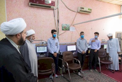 برفقةِ معاونه: الشّيخُ الهلاليّ يتفقدُ تُراثَ الحِلّةِ