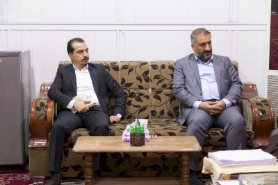 برفقةِ معاونه: الشّيخُ الهلاليّ يتفقدُ تُراثَ الحِلّةِ