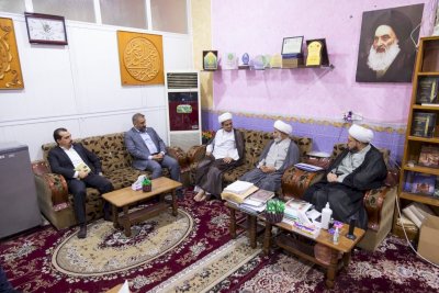 برفقةِ معاونه: الشّيخُ الهلاليّ يتفقدُ تُراثَ الحِلّةِ