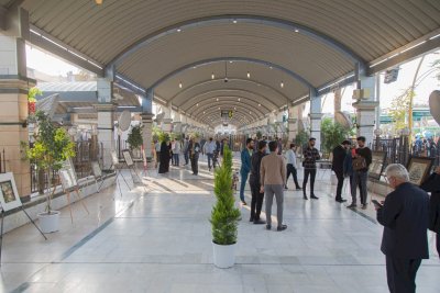 الأمينُ العامُّ للعتبةِ العبّاسيّةِ المُقدّسةِ يفتتحُ معرضَ التُراثِ الجَمَاليّ الدوليّ الثانيّ