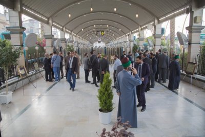 الأمينُ العامُّ للعتبةِ العبّاسيّةِ المُقدّسةِ يفتتحُ معرضَ التُراثِ الجَمَاليّ الدوليّ الثانيّ