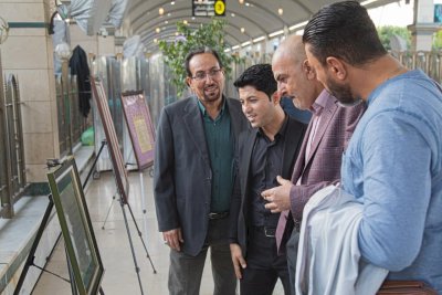 الأمينُ العامُّ للعتبةِ العبّاسيّةِ المُقدّسةِ يفتتحُ معرضَ التُراثِ الجَمَاليّ الدوليّ الثانيّ