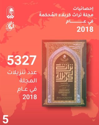 مجلّة تُراث كربلاء تتصدّر موقع وزارة التعليم وتحصل على تحكيم Arcif