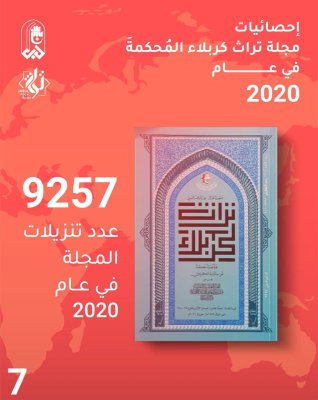 مجلّة تُراث كربلاء تتصدّر موقع وزارة التعليم وتحصل على تحكيم Arcif