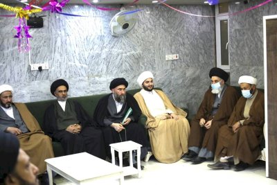 قسمُ المعارفِ يُشاركُ في حفلِ  افتتاح مكتبة ومرقد العلّامة الشيخ آغا بزرك الطهراني في النجف الأشرف