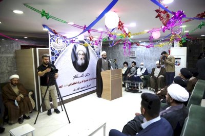 قسمُ المعارفِ يُشاركُ في حفلِ  افتتاح مكتبة ومرقد العلّامة الشيخ آغا بزرك الطهراني في النجف الأشرف