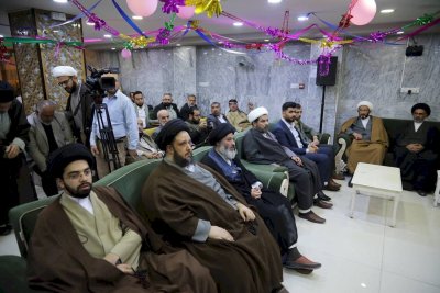 قسمُ المعارفِ يُشاركُ في حفلِ  افتتاح مكتبة ومرقد العلّامة الشيخ آغا بزرك الطهراني في النجف الأشرف