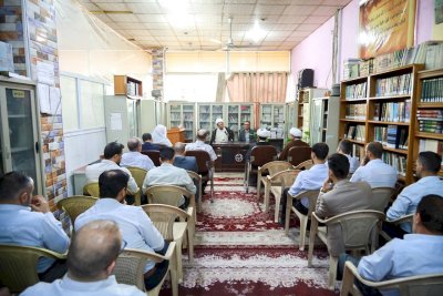 رئاسةُ قسمِ المعارفِ تزورُ مركزَ تُراثَ الحلّة