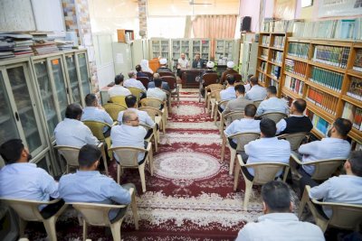 رئاسةُ قسمِ المعارفِ تزورُ مركزَ تُراثَ الحلّة