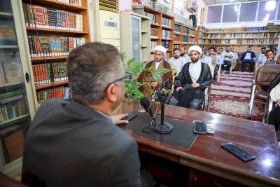 رئاسةُ قسمِ المعارفِ تزورُ مركزَ تُراثَ الحلّة