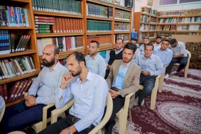 رئاسةُ قسمِ المعارفِ تزورُ مركزَ تُراثَ الحلّة