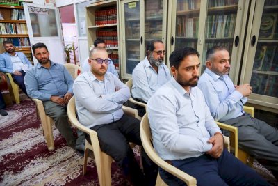 رئاسةُ قسمِ المعارفِ تزورُ مركزَ تُراثَ الحلّة