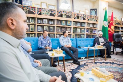 الشّيخُ الهلاليّ يُكرّمُ منتسبي تُراثِ الحِلّةِ