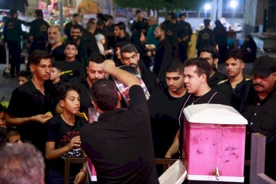 موكبُ (أشبال الطفّ).. يقدّمُ خدماته لـ 100 ألفِ زائرٍ