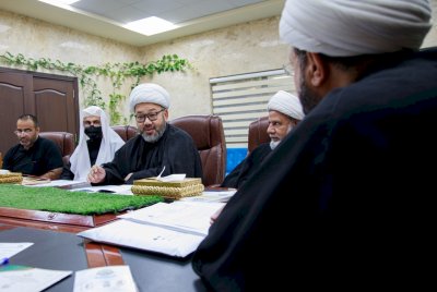 قسمُ المعارفِ يعقِدُ اجتماعًا تحضيريًا للمؤتمرِ العلميّ الدوليّ الثاني
