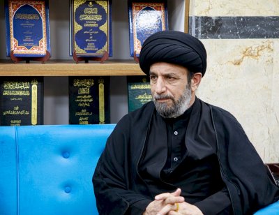 سماحةُ السيّد الموسويّ يزورُ قسمَ المعارفِ