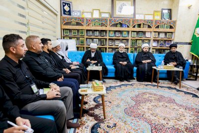 سماحةُ السيّد الموسويّ يزورُ قسمَ المعارفِ