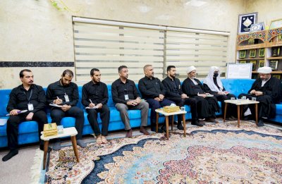سماحةُ السيّد الموسويّ يزورُ قسمَ المعارفِ