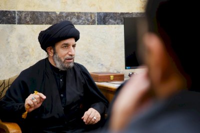 سماحةُ السيّد الموسويّ يزورُ قسمَ المعارفِ
