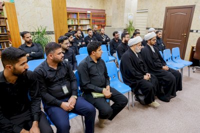 سماحةُ السيّد الموسويّ يزورُ قسمَ المعارفِ