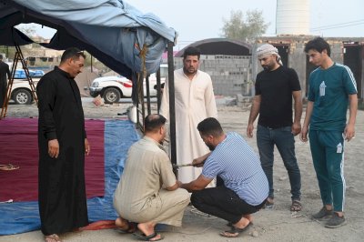 موكبُ (جنوب الولاء لحامل اللواء).. علامةٌ فارقةٌ في الخدمةِ الحُسينيّةِ