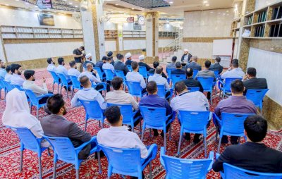 رئاسة قسم المعارف تعقدُ اجتماعها الدوري مع المنتسبين