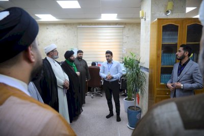قسمُ المعارفِ يستقبلُ ثلّةً من طلبةِ العلومِ الدينيّةِ
