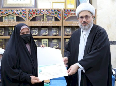 رئاسةُ قسمِ المعارفِ تُكرّمُ الفائزينَ في مسابقةِ روافد 2