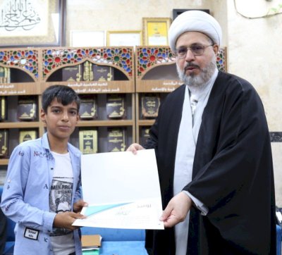 رئاسةُ قسمِ المعارفِ تُكرّمُ الفائزينَ في مسابقةِ روافد 2