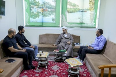 مركزُ تُراثِ البصرةِ يستقبلُ وفدينِ من القصرِ الثقافيّ وتُراثِ الشهداءِ