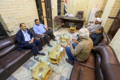 مركزُ تُراثِ البصرةِ يستقبلُ وفدينِ من القصرِ الثقافيّ وتُراثِ الشهداءِ