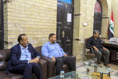 مركزُ تُراثِ البصرةِ يستقبلُ وفدينِ من القصرِ الثقافيّ وتُراثِ الشهداءِ