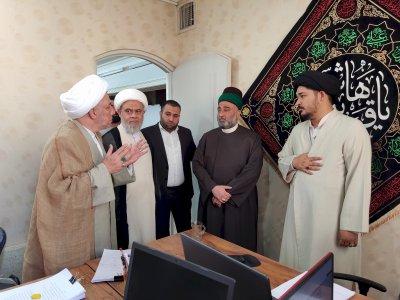 الأمينُ العامُّ للعتبة العبّاسيّة المقدّسة يتفقّدُ مركزَ التُراثِ الإسلاميّ