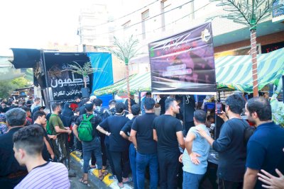 موكب (بنفسي أنتَ) الخدميّ يستمرُ بتقديمِ الخدماتِ للزائرين