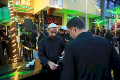 على الرغم من انتهائها.. موكب (بنفسي انت) مستمر بخدمةِ زائري الأربعينيّة