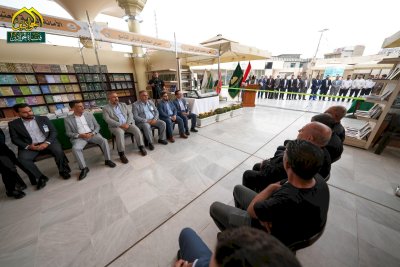 العتبةُ الكاظميّةُ تحتضنُ المعارفَ في معرضِ الكتابِ الدوليّ التاسعِ